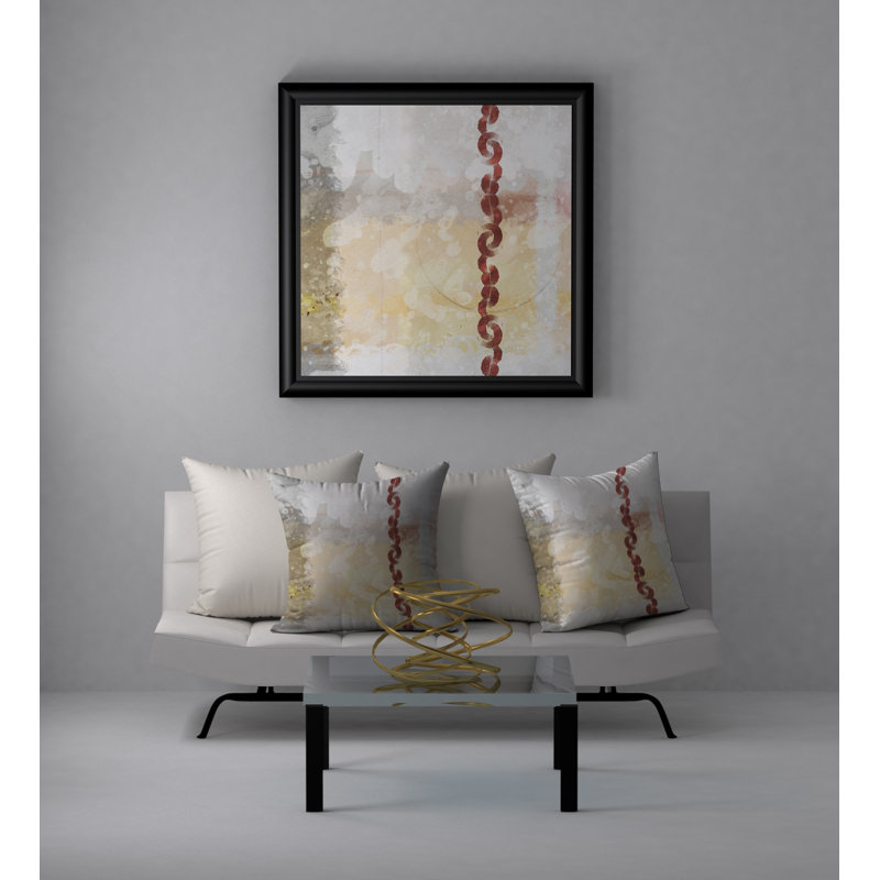 Housse et insert de coussin carré petit prune, 24" X 24"