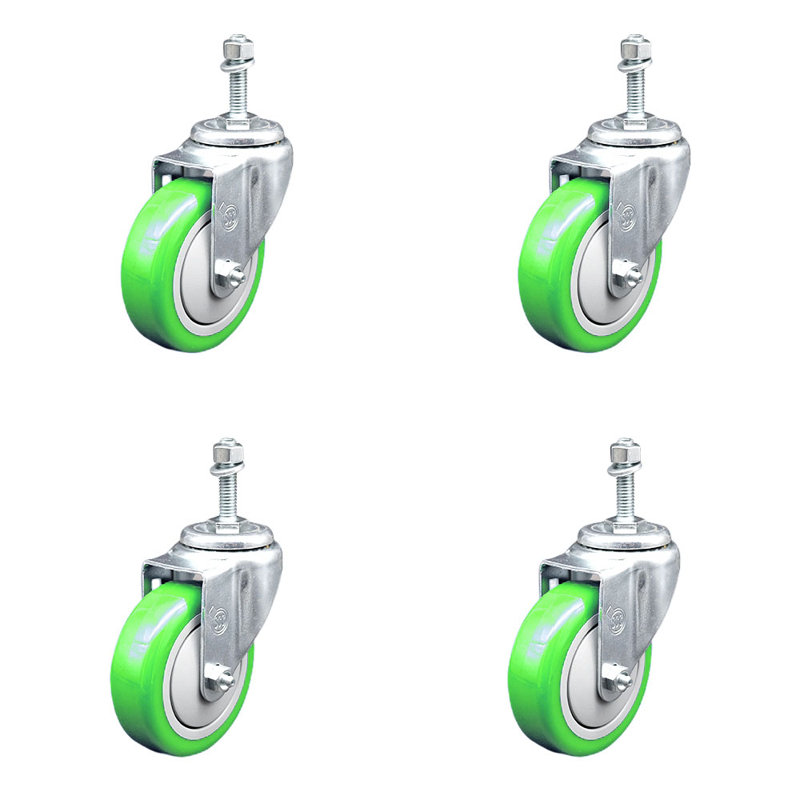 Ensemble de roulettes de service à roulettes Poly