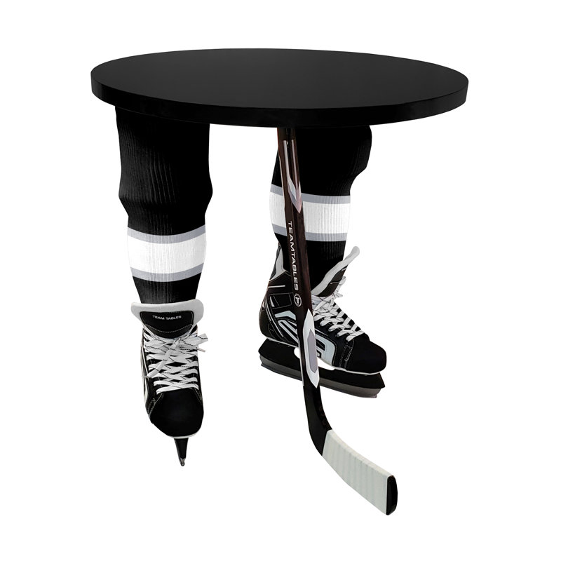 Table de bout à 3 pieds, Noir, Noir, Kings de Los Angeles