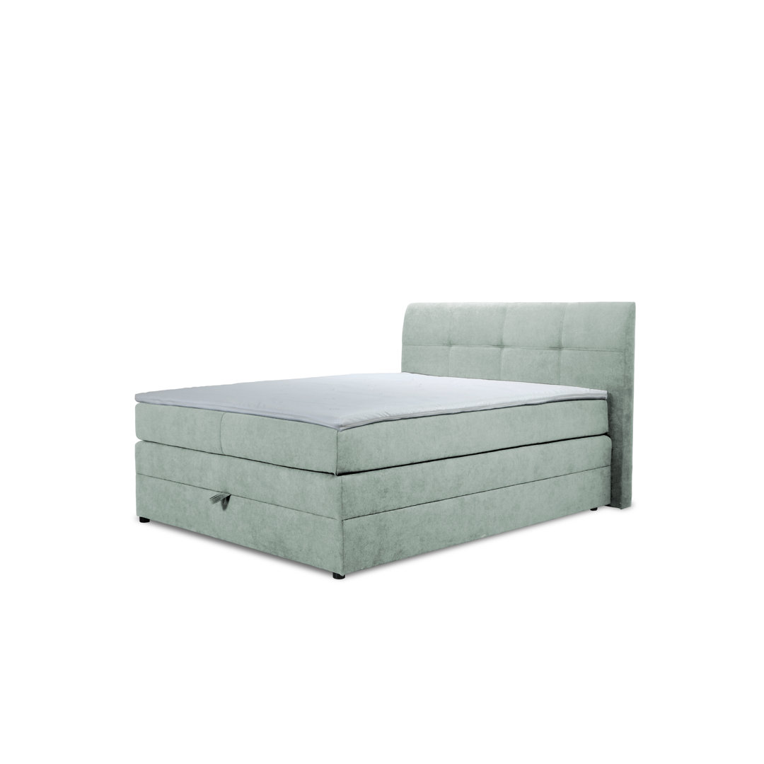 Boxspringbett  mit Topper und Bettkasten