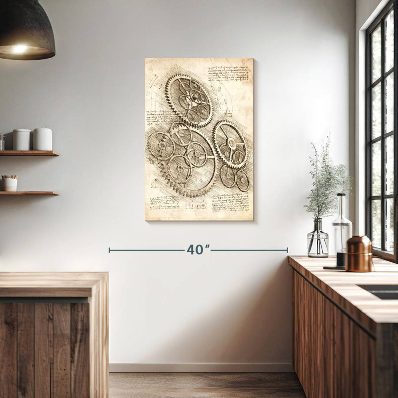 Laelle Cogs And Gears, 36" H x 24" W