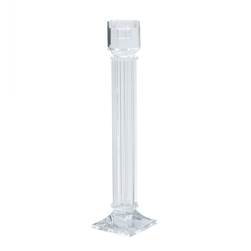 Porte-bougie effilé D3.5X15, H 15 po x l 3,5 po x P 3,5 po