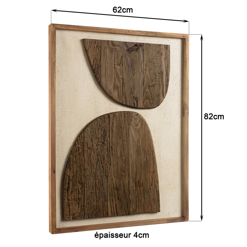 Frostburg Wall Décor, White/Brown