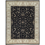 Elegance Oriental Area Rug in Black/Gray/Ivory