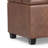 Sienna 33"W Upholstered Vegan Leather Transitional Rectangular Storage Ottoman Bench with Tufted Styling-1519176860