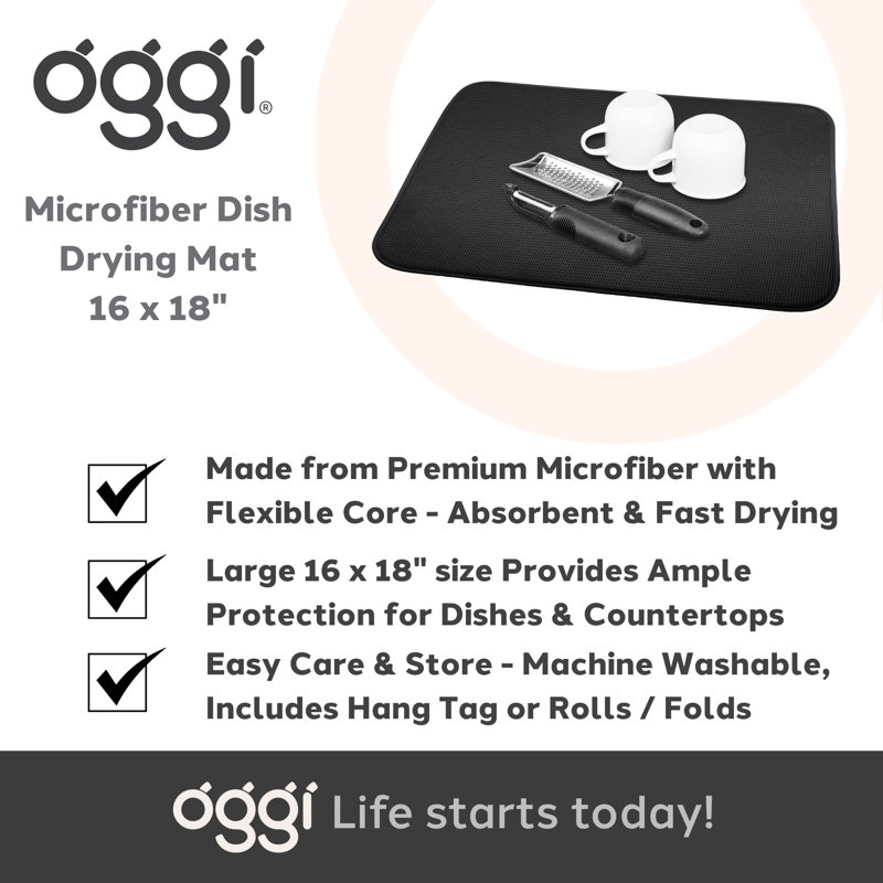Microfiber Drying Mat (18" x 15.75")