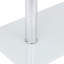 Wabbaseka U-Shaped Side Table Transparent 45x30x58 cm Tempered Glass