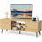Josebe 65" TV Stand Media Console with Cabinets Adjustable Shelves-1060845787