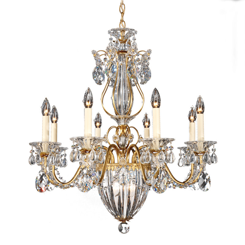 Bagatelle 11 - Light Chandelier, Heirloom Gold, Spectra Crystal