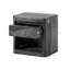 Toronto 50cm W Solid Wood Bedside Table-106669844