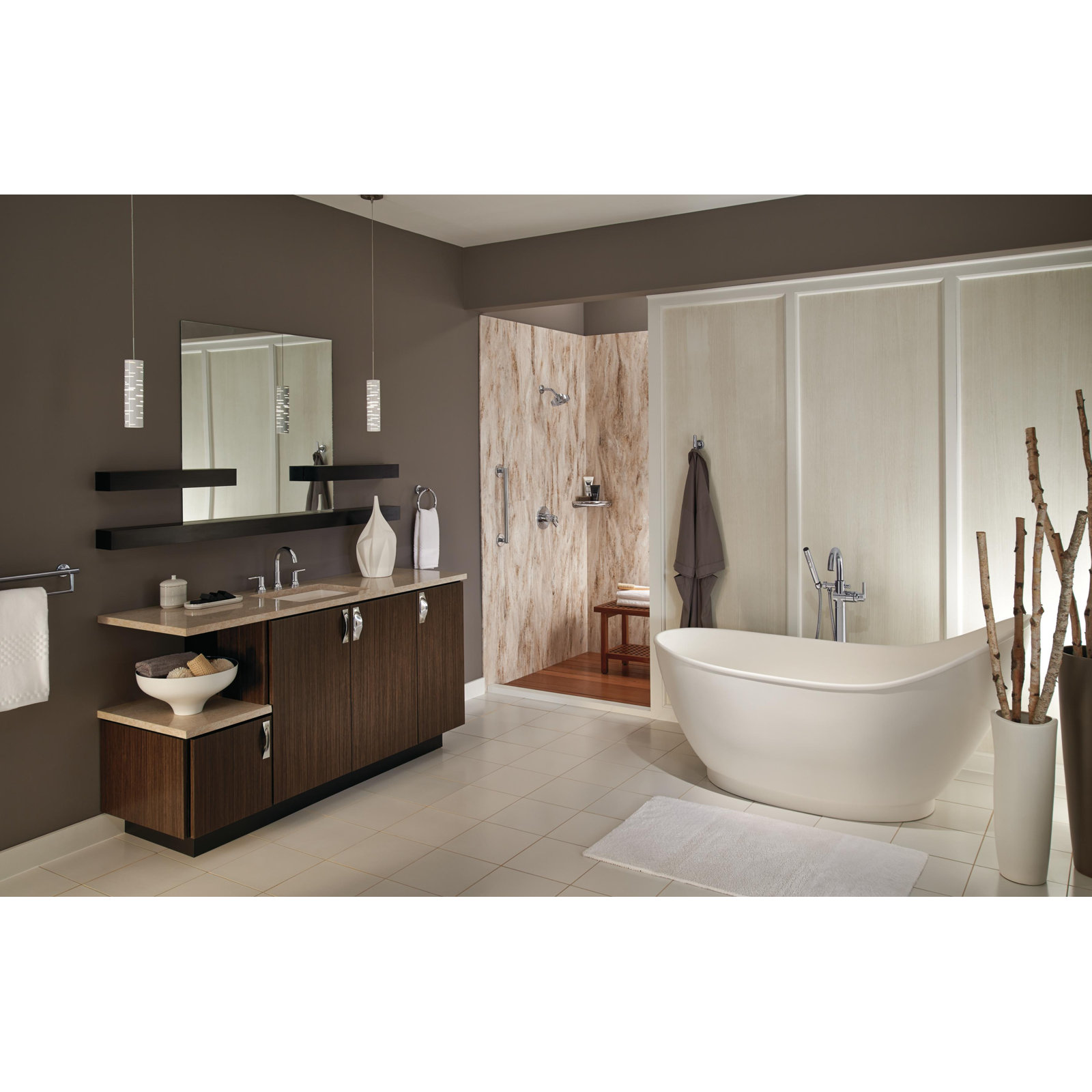 Trinsic Freestanding Tub Filler, Chrome