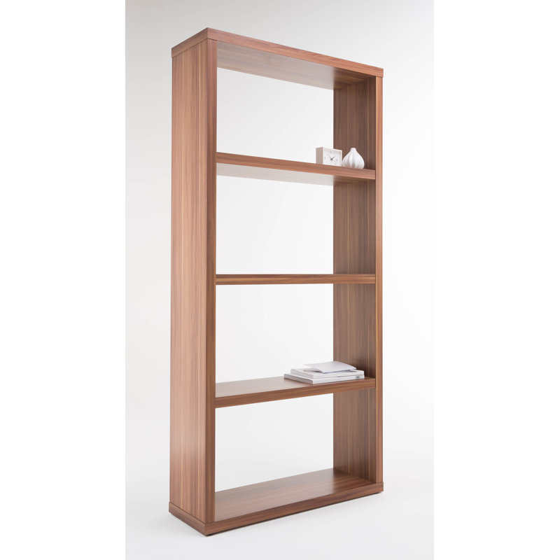 183cm H Cube Bookcase, 183cm H x 87cm W x 29cm D, Walnut