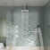 12”Ceiling Mounted Thermostatic Rainfall Shower System with 3 Body Jets and Storage Shelf