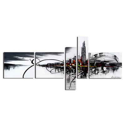 " Cityscape " 5 - Pieces