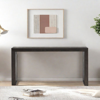 Modern Minimalist Solid Wood Console Table