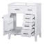 Meuble-lavabo moderne 30 po - Armoire blanche avec tiroirs et surface impeccable-2076073950-2076073947
