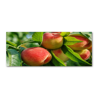 Peaches - Wrapped Canvas Print