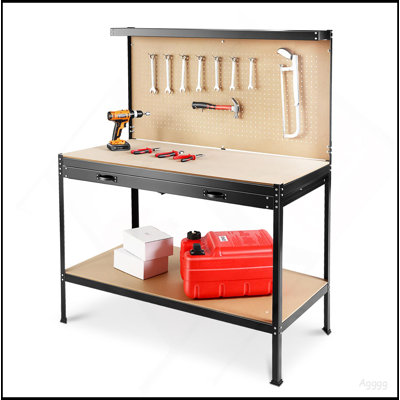 Table de travail 63 po avec rangement et outils