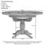 Forelli 100 cm Extendable Oak Oval Wood Top Dining Table with Wood Base