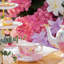 DNGJU 30.7oz. Floral Teapot Set