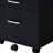 Rectangular Mobile Cabinet With 3 Drawers