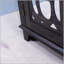 Buffet élégant avec 4 portes en miroir et tablettes réglables pour la cuisine, le salon et la chambre à coucher-911546748