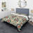 Beige Vintage Nomad Boho Pattern Geometric Shapes Duvet Cover-1442820565