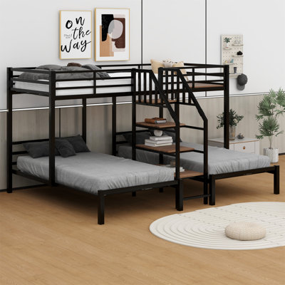 Galilhai Kids Twin Over Twin & Twin Bunk Bed