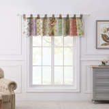 Blooming Prairie Cotton Tailored  84" Window Valance