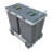 Bottom Mount Waste Bin PullOut, Ball Bearing Full ext 2x Gray-101599365