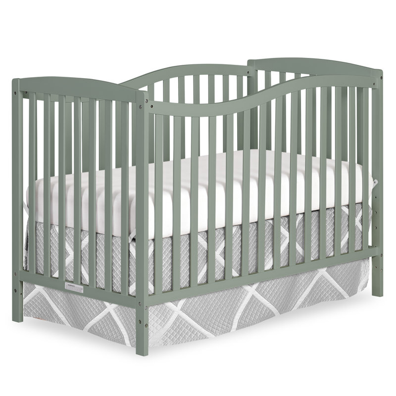 Lit de bébé convertible 5-en-1 Chelsea, Vert pré