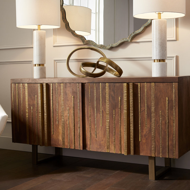 Oxford 63.25'' Solid Wood Sideboard