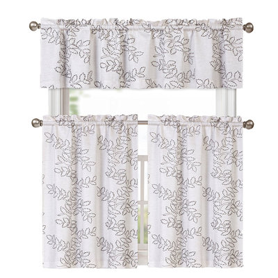 Esmond Floral Tailored Kitchen Curtain