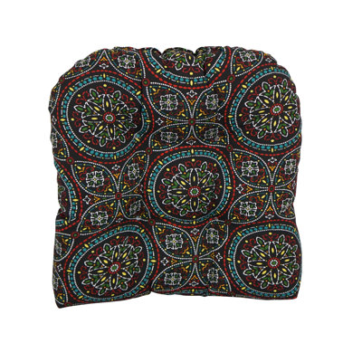 Coussin de chaise de salle à manger capitonné intérieur / extérieur