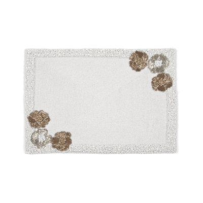 All White Flower Placemat