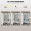 Ayyash 2 Door LED Bathroom Mirror,60 Wx 65 H cm Cabinet with 5 Shelves