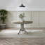 Prestow Round Extending Dining Table & Shannondale Chairs - Rustic Farmhouse Kitchen-109468766-109468769