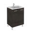 Ensemble de meuble-lavabo simple avec miroir Logic-46357533-125004085