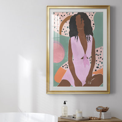 Curly Lady III - reproduction de cadre photo