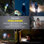 Battery Powered Integrated LED Headlamp with 5 Lights