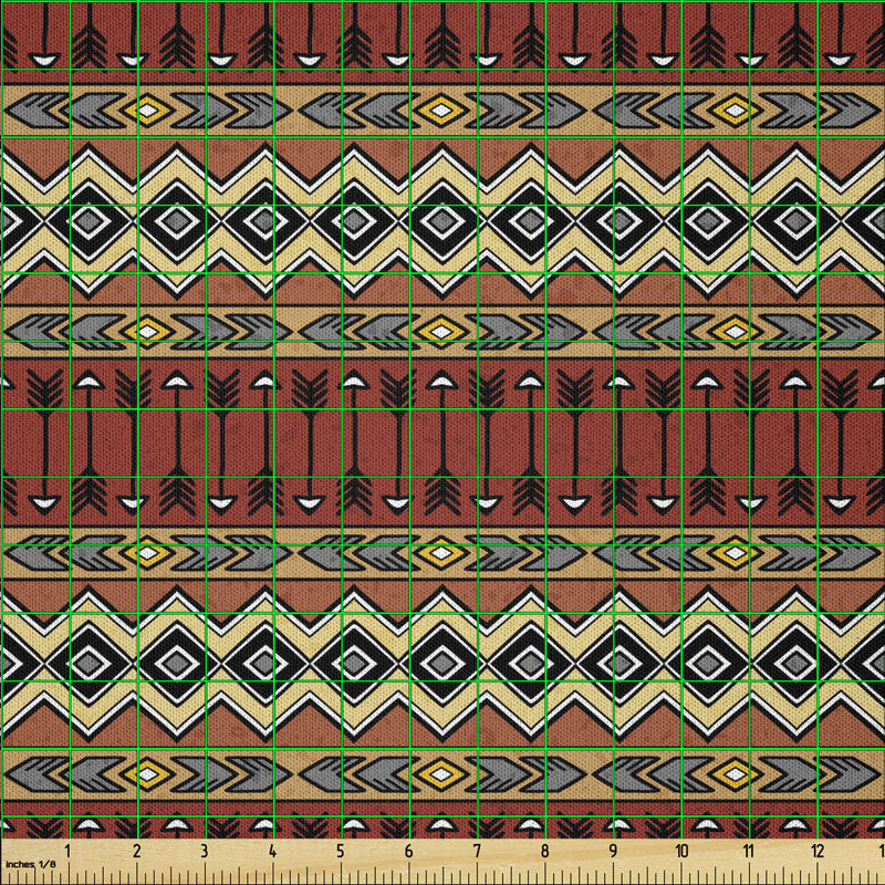 Dasheena Horizontal Native Borders Multi-Purpose Fabric