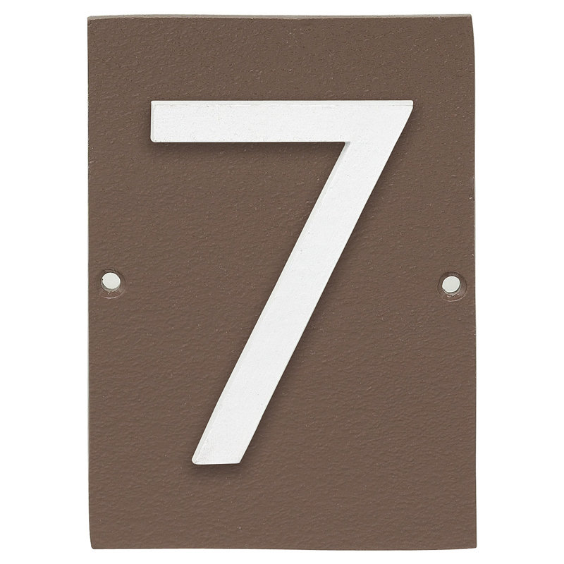 Plaque murale rectangulaire, Sable / blanc, Oui