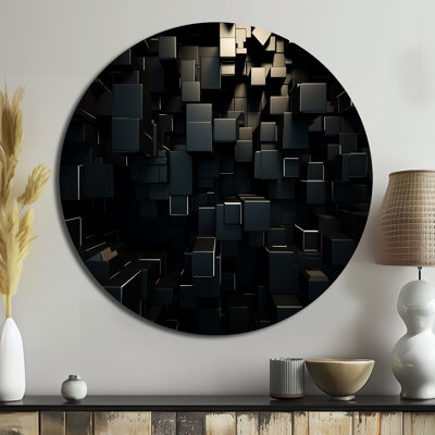 Courteau - Abstract Round Metal Art