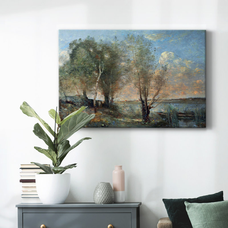Among the Reeds-Gallery Wrapped Canvas, H 8 po x l 12 po