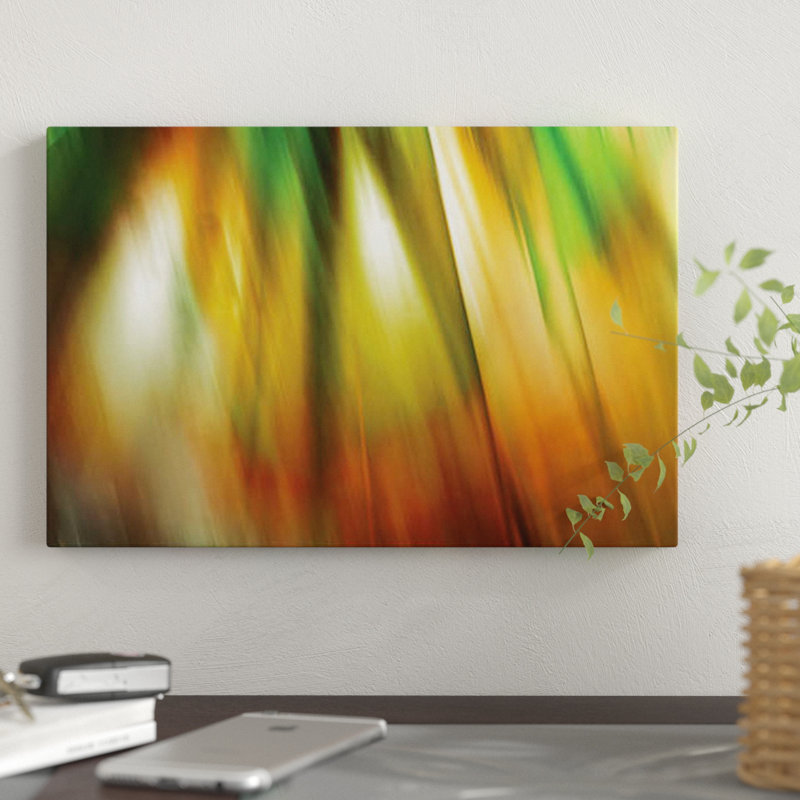 «Tie Dye II», impression sur toile, H 18 po x l 26 po x P 1,5 po, Toile tendue, Pas de tapis