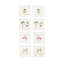 Mingle 8-Piece Cocktail Napkin Set