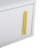 Crinole 2-Tier White Wall Mounted Floating Nightstand