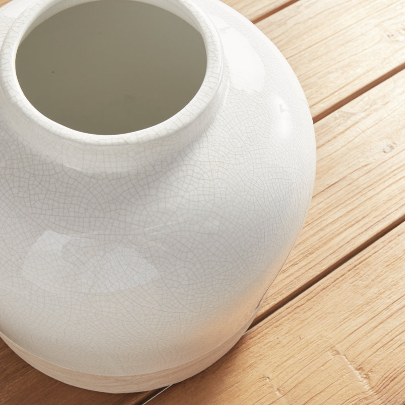 Akimasa Bottle Vase Large, 11" H x 11.5" W x 11.5" D 