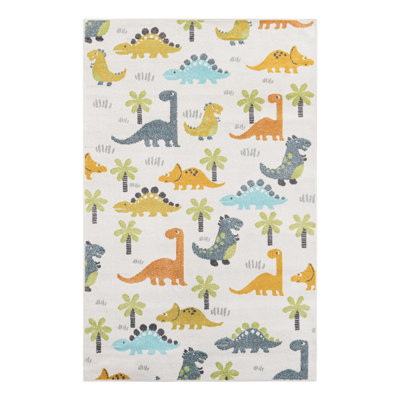 Unique Loom Dinotopia Whimsy Kids Rug