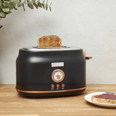 BUYDEEM Automatic Digital 2-slice Toaster, Extra Wide Slots, Koi